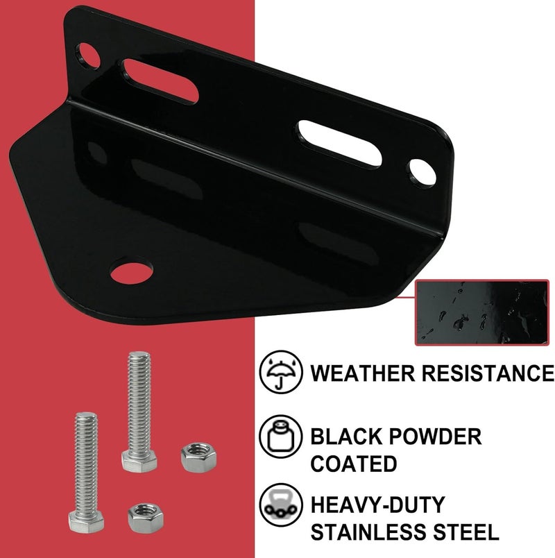 gradora Universal Towing Hitch Kit 3/4" Zero Turn Mower Hitch and 1/2" Magnetic Lawn Mower Trailer Hitch Pin (Red Black) - Image 3